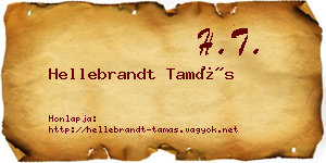 Hellebrandt Tamás névjegykártya